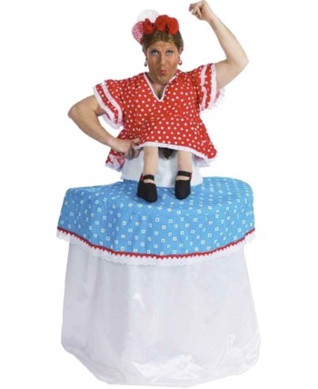 DISFRAZ DE MUÑECA FOLCLORICA ADULTO