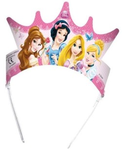 TIARA PRINCESAS GLAMOUR 6 UNIDADES