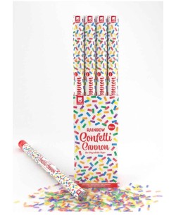 CAÑON CONFETTI MULTICOLOR BIODEGRADABLE 80 CMS