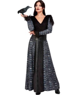 DISFRAZ DE PRINCESA MEDIEVAL NEGRO DELUXE
