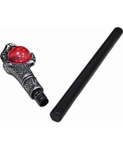 BASTON MAGO BOLA ROJA