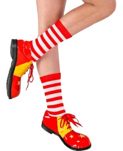 CALCETINES DE RAYAS ROJO Y BLANCO
