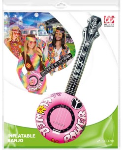 BANJO HINCHABLE ROSA 2