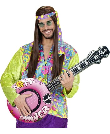 BANJO HINCHABLE ROSA