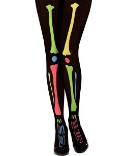 MEDIAS ESQUELETO NEON