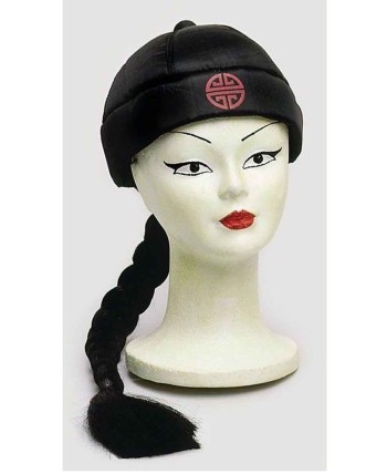 GORRO ORIENTAL CON TRENZA