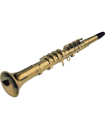 CLARINETE DORADO PLASTICO