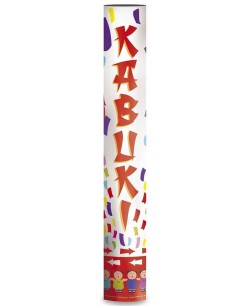 CAÑON CONFETTI METALIZADO MULTICOLOR 35 CM