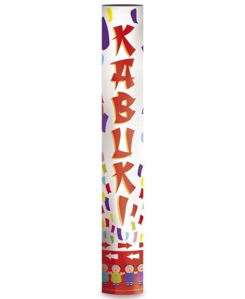 CAÑON CONFETTI METALIZADO MULTICOLOR 35 CM