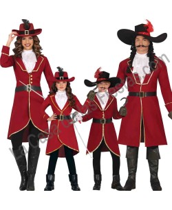 DISFRAZ GRUPO CAPITAN HOOK