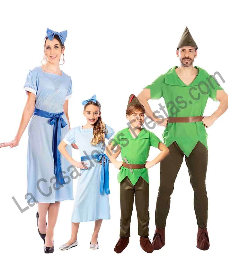 Comprar online Disfraces en grupo de Peter Pan y Campanilla