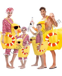 DISFRAZ GRUPO PATITO BAÑERA