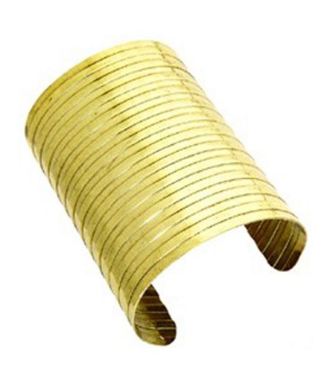 BRAZALETE EGIPCIO METAL RAYAS