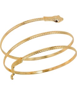 PULSERA CLEOPATRA SERPIENTE DORADO METAL