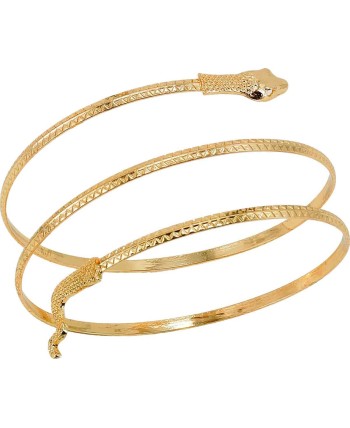 PULSERA CLEOPATRA SERPIENTE DORADO METAL