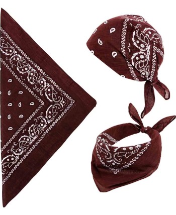 PAÑUELO BANDANA MARRON