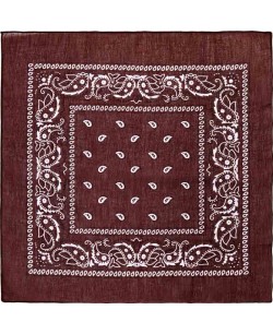 PAÑUELO BANDANA MARRON 2
