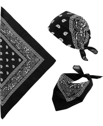 PAÑUELO BANDANA NEGRA