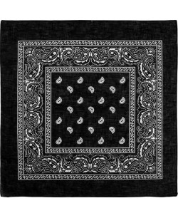 PAÑUELO BANDANA NEGRA 2