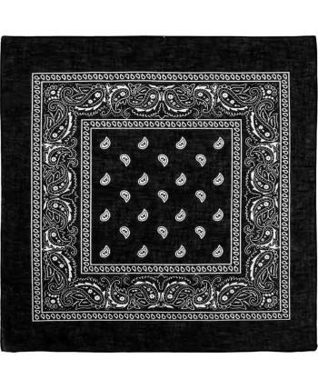 PAÑUELO BANDANA NEGRA