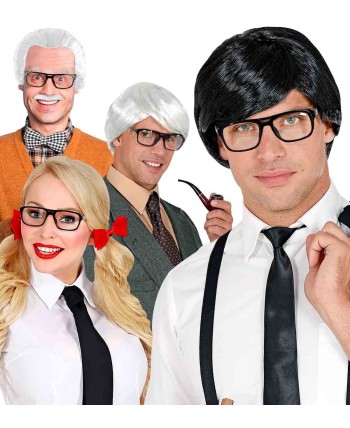 GAFAS NEGRAS DE PASTA CON CRISTALES