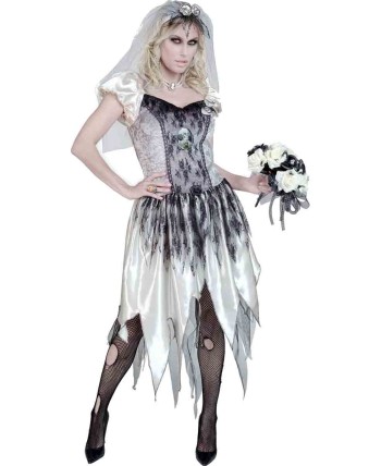 DISFRAZ DE NOVIA CADAVER PARA MUJER