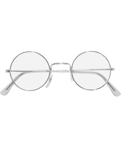 GAFAS ABUELA CON CRISTALES REDONDAS PLATEADAS