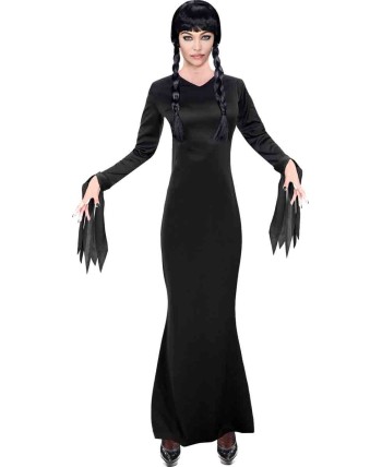 DISFRAZ DE VAMPIRESA VESTIDO NEGRO