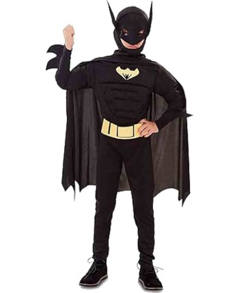 Disfraz Batman musculoso niño
