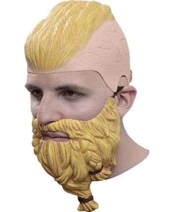 TOCADO Y BARBA VIKINGO LATEX
