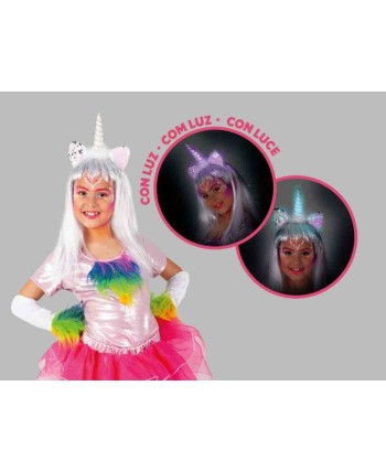 DIADEMA UNICORNIO CON LUZ