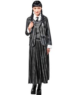 DISFRAZ DE MIERCOLES UNIFORME ESCOLAR MUJER