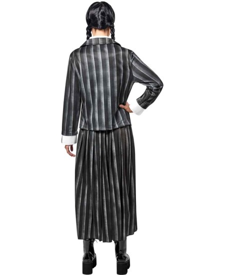 DISFRAZ DE MIERCOLES UNIFORME ESCOLAR MUJER