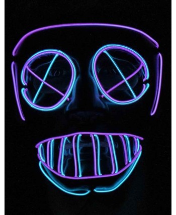 CARETA HORROR CON LUZ