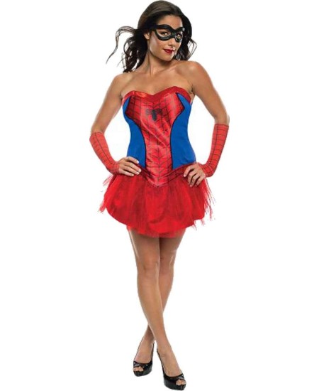 DISFRAZ DE SPIDERLADY FALDA TUL PARA MUJER