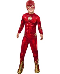 DISFRAZ DE FLASH CLASSIC CON CUBREBOTAS PARA NIÑO
