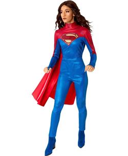 DISFRAZ DE SUPERGIRL BUZO PARA MUJER