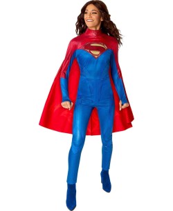 DISFRAZ DE SUPERGIRL BUZO MUJER 2