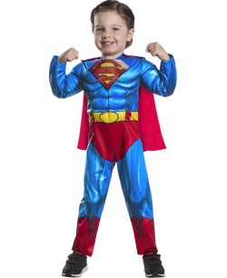 DISFRAZ DE SUPERMAN PRESCHOOL BLACK LINE PARA BEBE