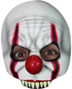 ANTIFAZ PAYASO ASESINO CON DIENTES PICOS