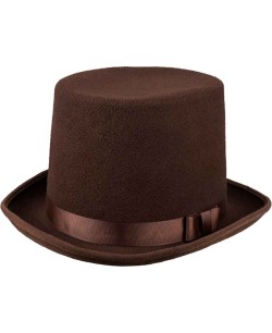CHISTERA MARRON CON CINTA DELUXE 2