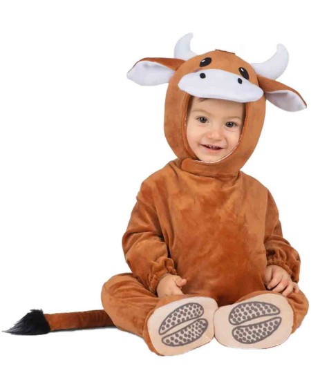 DISFRAZ DE BUEY NAVIDAD PARA BEBE
