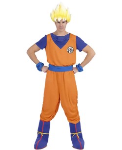 DISFRAZ DE GOKU SAIYAN PARA HOMBRE 2