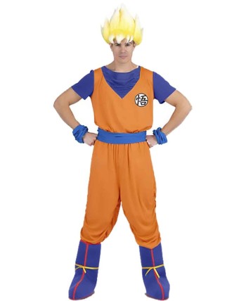 DISFRAZ DE GOKU SAIYAN PARA HOMBRE