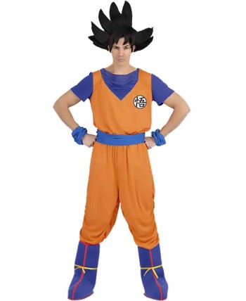 DISFRAZ DE GOKU SAIYAN ADULTO