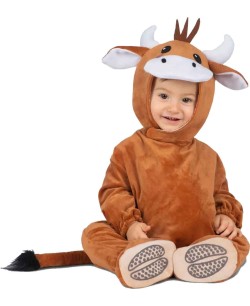 DISFRAZ DE BUEY NAVIDAD BEBE 2