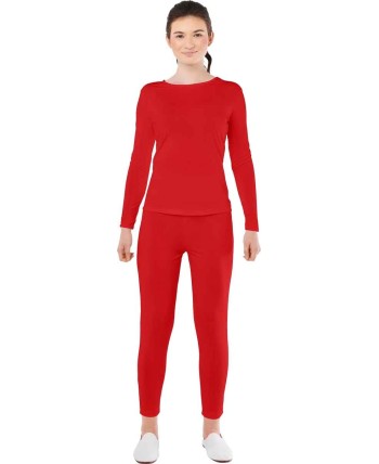 MALLA CUERPO 2 PIEZAS ROJO MUJER SPANDEX