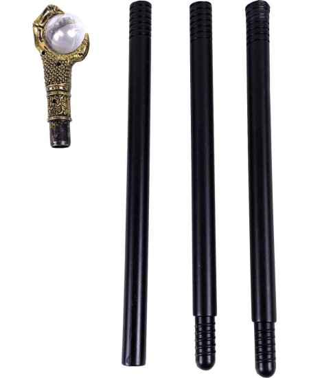 BATON MAGO GARRA DORADA BOLA DESMONTABLE