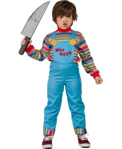DISFRAZ DE MUÃ‘ECO ASESINO PARA NIÃ‘O