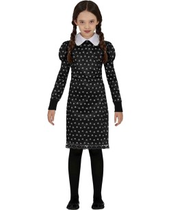DISFRAZ DE MIERCOLES CALAVERAS BARATO PARA NIÑA